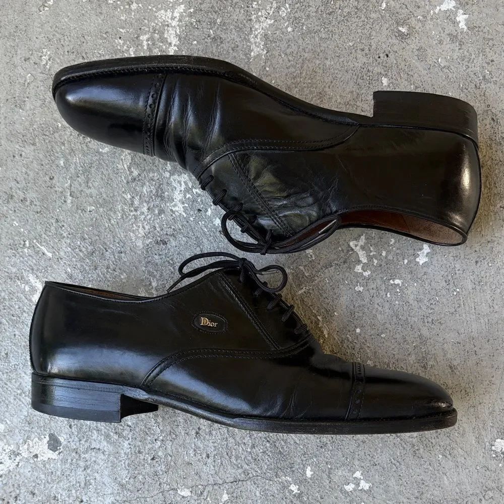 Dior Men's Classic Black Oxfords